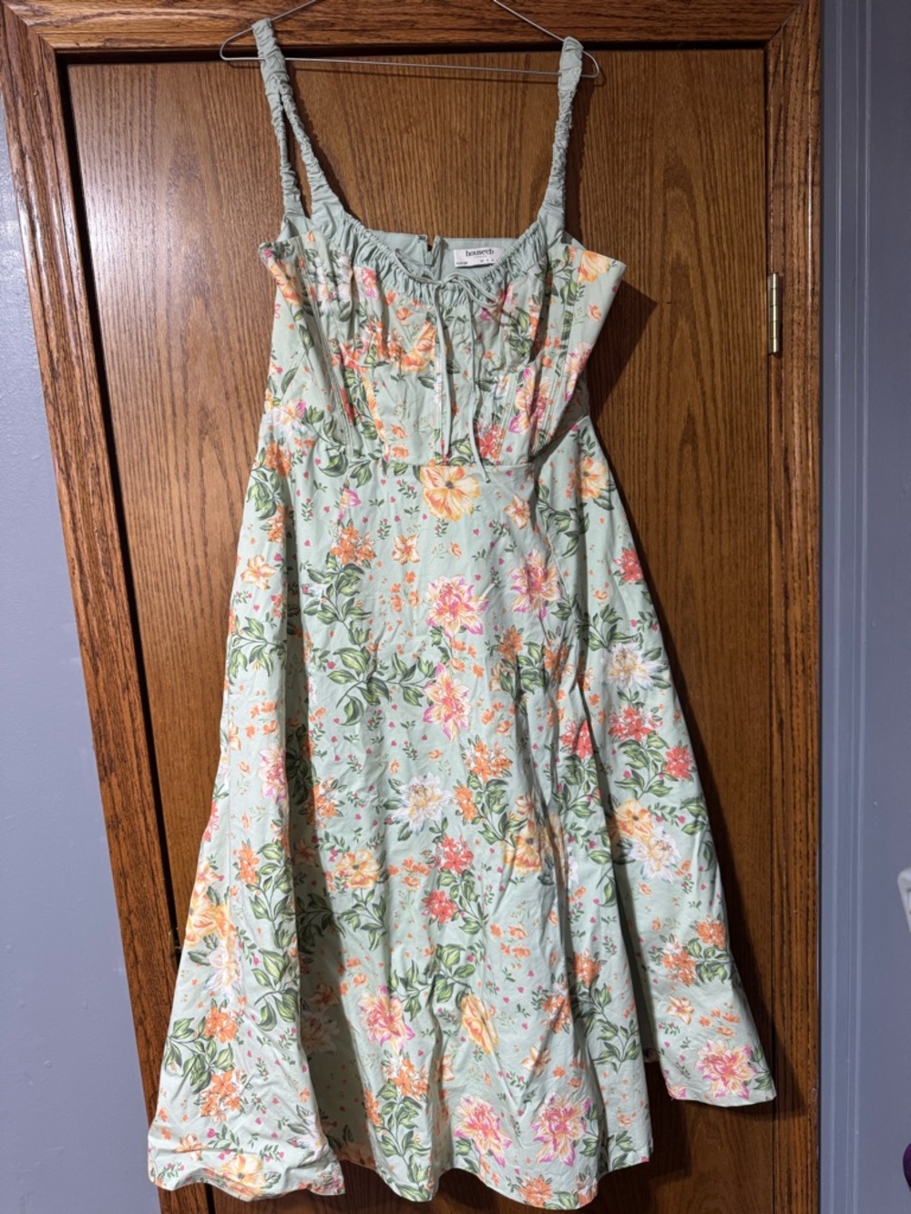 House of CB Mint Green Floral Sundress
